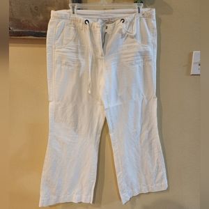 White Linen pant